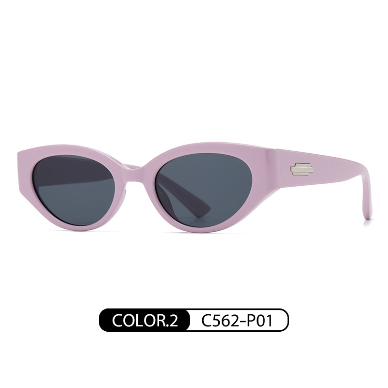 Xiaohongshu mismo GM pequeño marco ojo de gato gafas de sol de verano gafas de protección solar mujer 6502 Hipster Street shot gafas de sol al por mayor