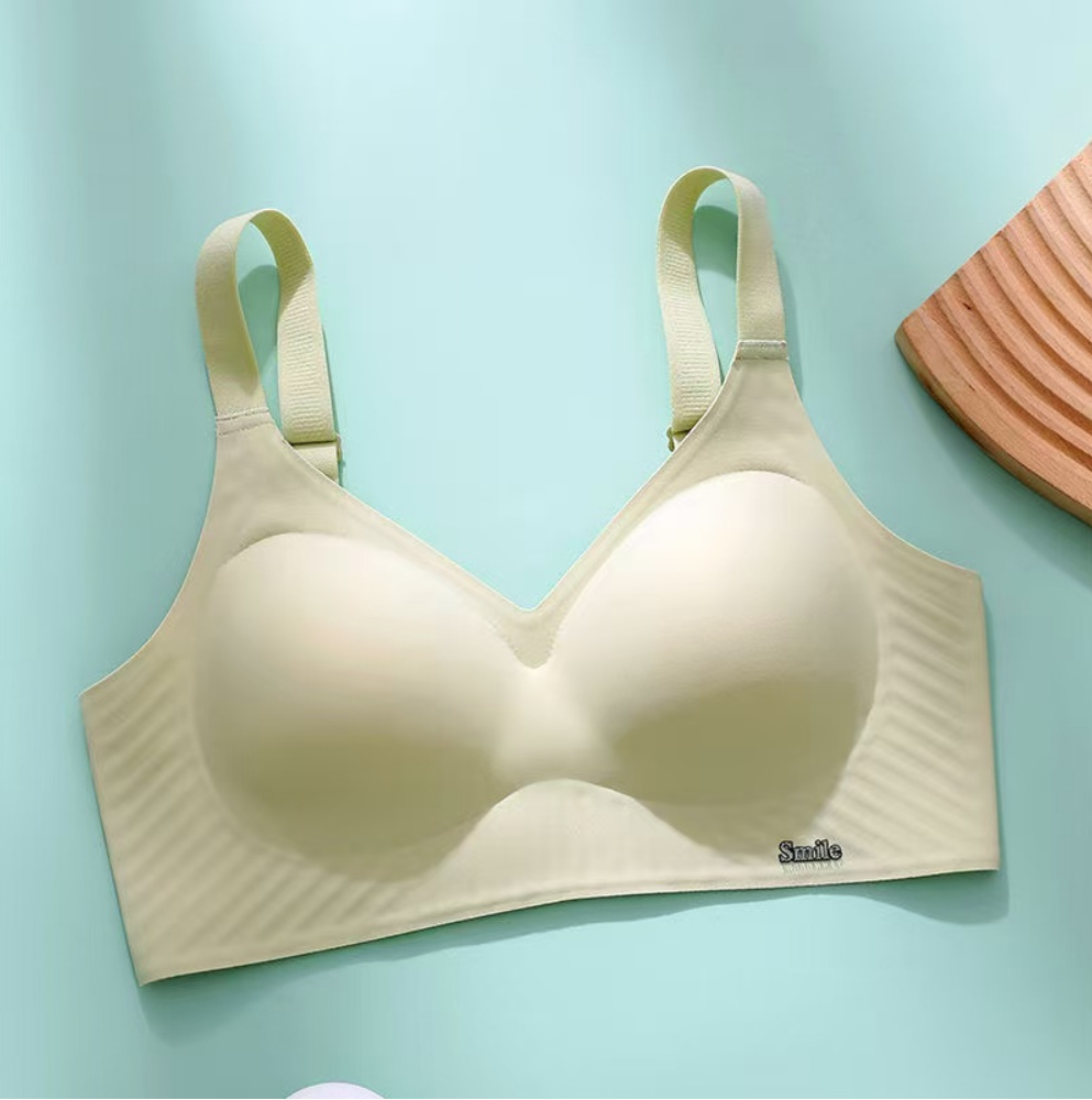 La ropa interior sin marcas de jalea para mujeres soporte suave de taza fija anti-caída torvin sujetador de senos colaterales cómodos movimiento image 10