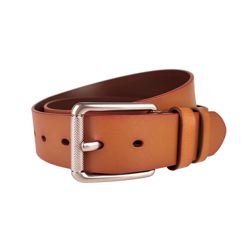 Men's genuine belt pin buckle men's retro cowhide belt high-end men's simple casual pants belt wholesale factory direct sale