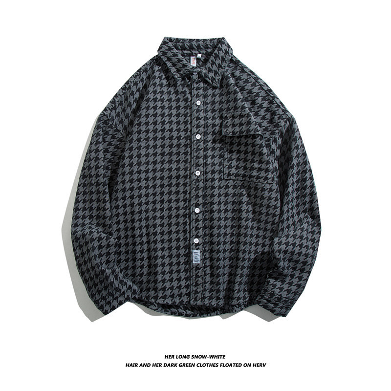 8047 블랙 하운즈투스 데님 셔츠