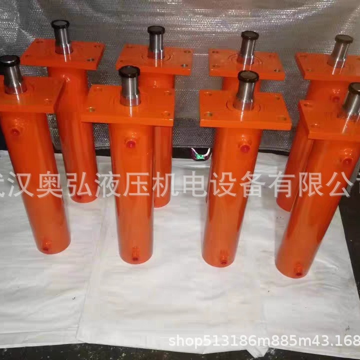 80吨100缸径双向液压缸重型环卫垃圾车工程车吊车油缸耳环安装