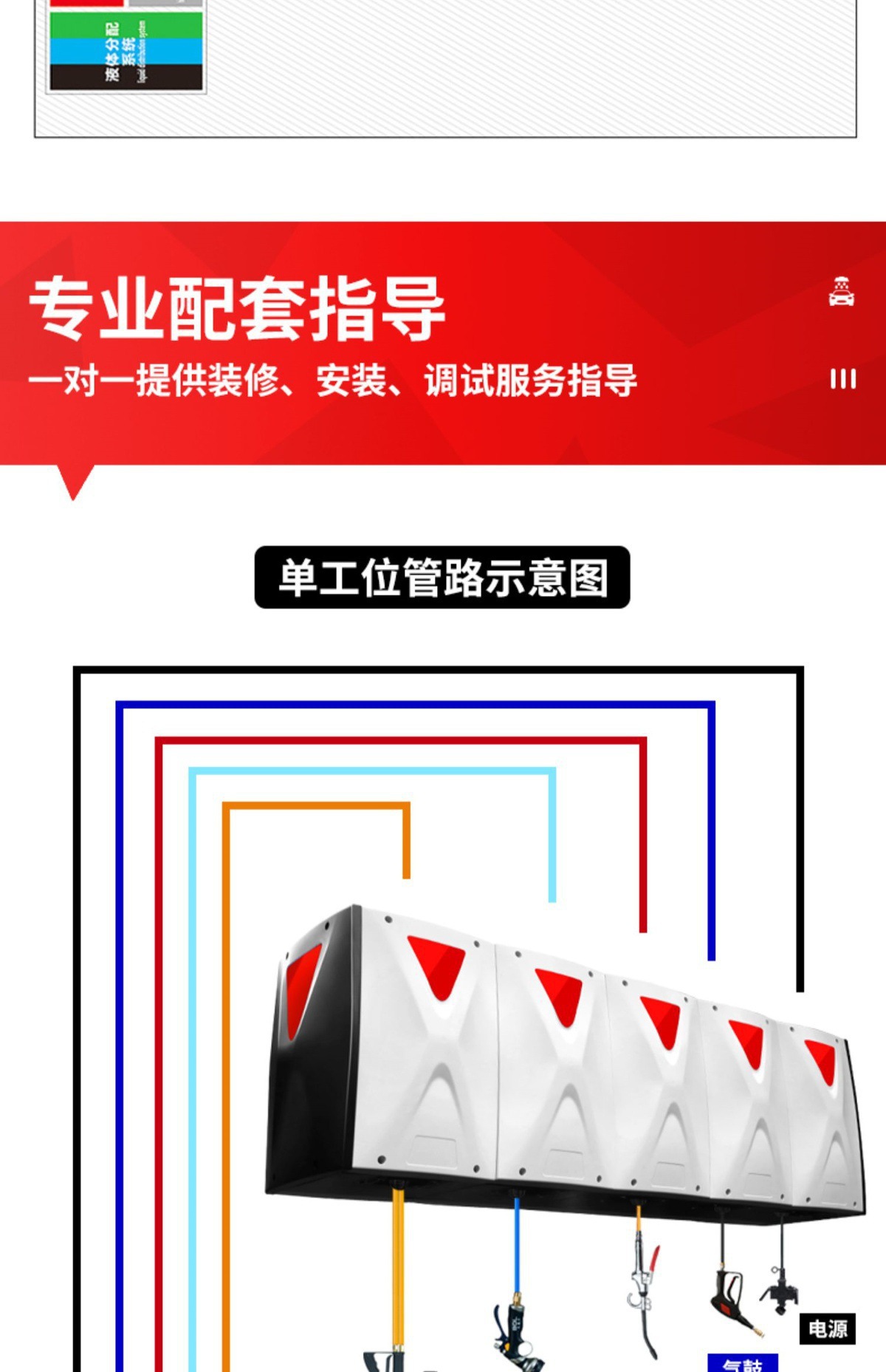Air Drum Combination Drum Water Electric Foam High Pressure Water Drum Hose Reel Car Wash Combination Drum Car Wash Shop Equipment Car Wash Machine