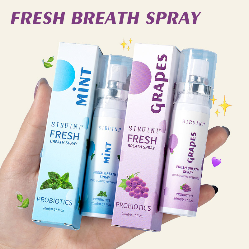 Cross-Border Probiotic Mouth Spray Portable 20ml Long-Lasting Fragrance Breath Freshener Breath Spray