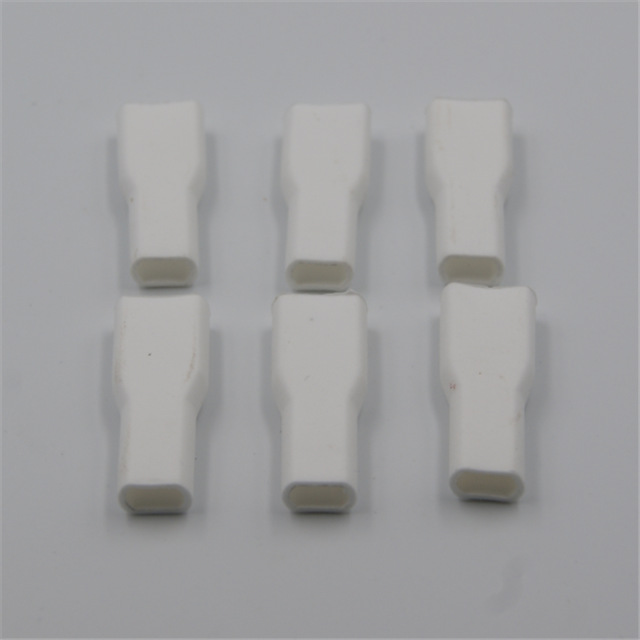 硅胶端子护套250扁直双线护套硅胶耐温护套6.3绝缘线束端子护套