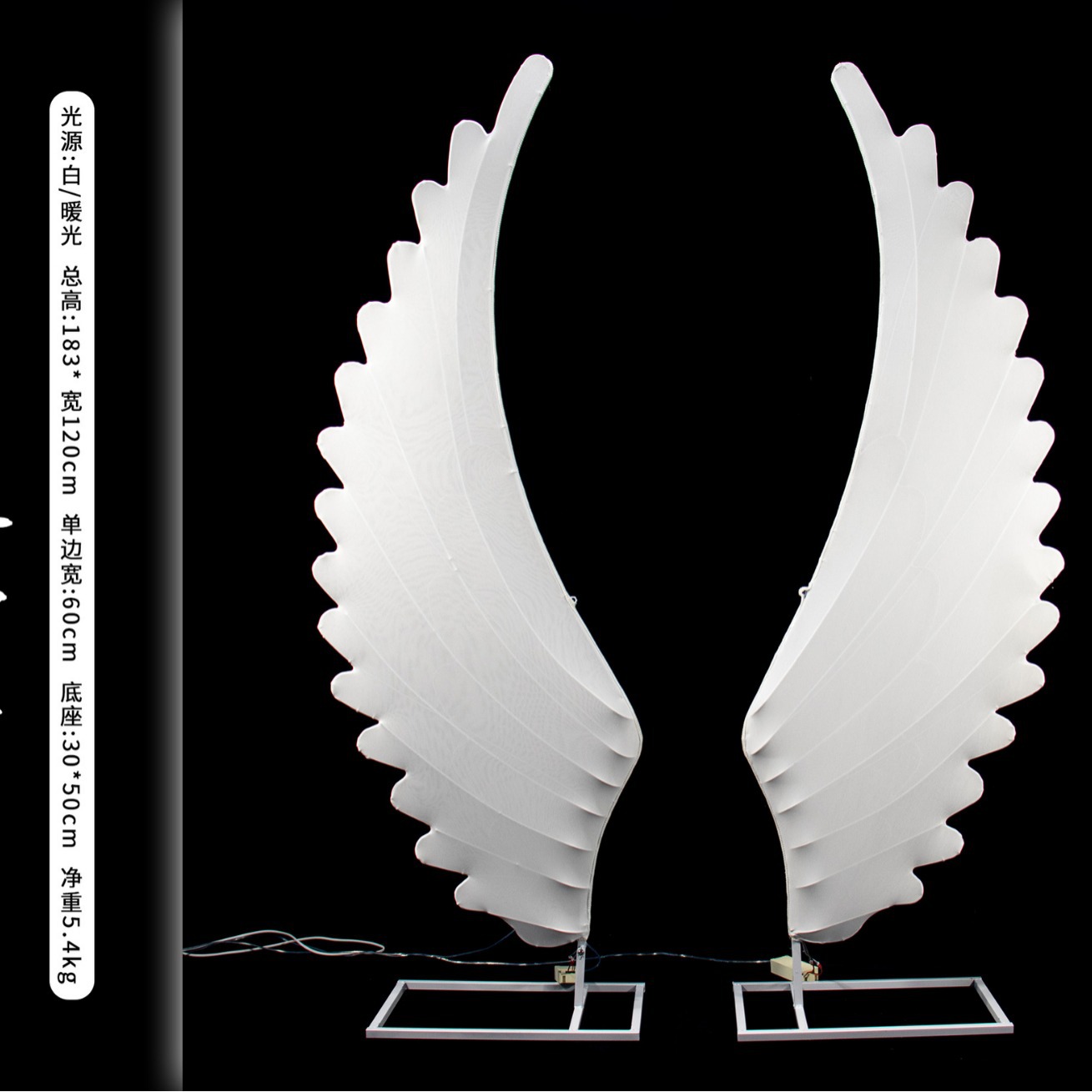 Salón de bodas nuevo hierro forjado alas libres fondo hotel accesorios de escenario accesorios de decoración de bodas