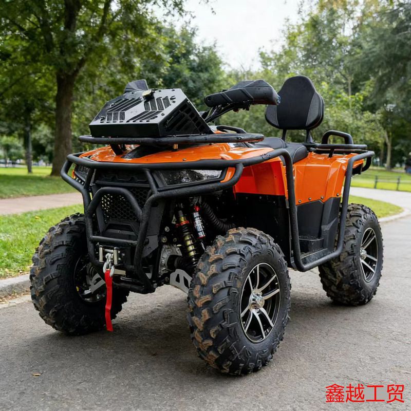 Todo terreno gasolina ATV automático cuatro tracción 500 doble cilindro refrigerado por agua eléctrica inyección de cuatro ruedas motocicleta de playa cruzada