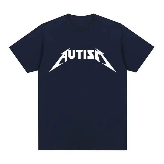 Мужская модная хлопковая футболка с коротким рукавом металл стиля хип-хоп, (Cross-border торговля)