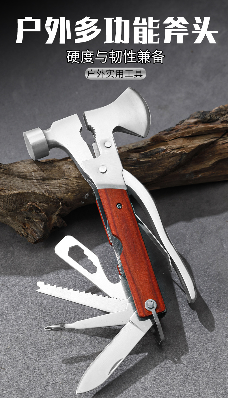 Factory in stock Axe Hammer Outdoor Tool Cangle Hammer Portable Car Life-saving Hammer Window Breaking Multifunctional Safety Hammer