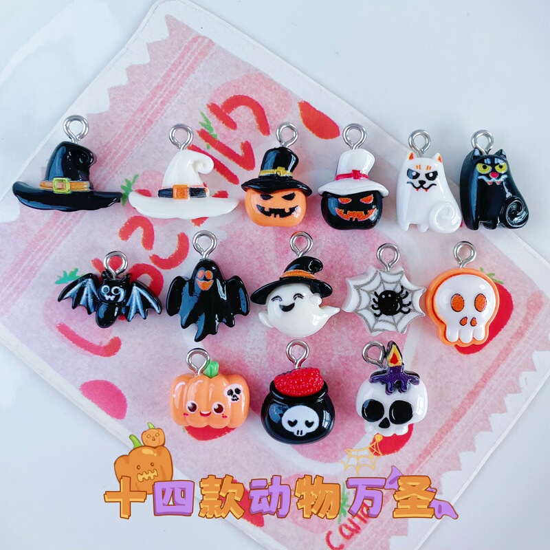 Mini Halloween Devil Pumpkin Skull Childish DIY Accessory Pendant Pendant Keychain Decoration Mini Halloween Devil Pumpkin Skull Childish DIY Accessory Pendant Pendant Keychain Decoration