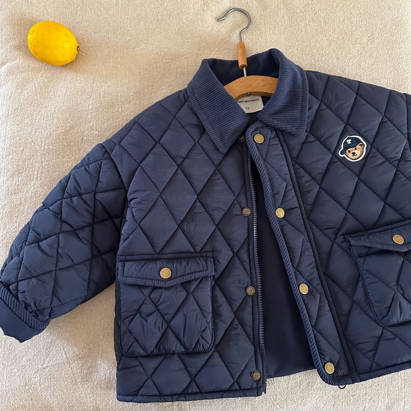 童装棉服2025儿童棉衣外套韩版男童夹棉风衣保暖宝宝外穿衣服秋冬|undefined