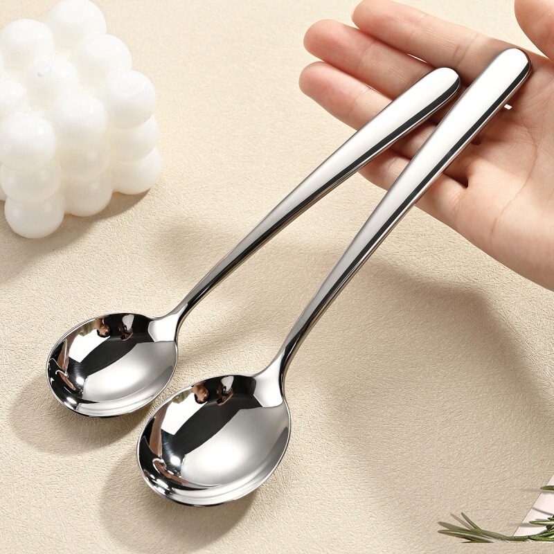 High Quality 304 Material Stainless Steel Spoon High Color Value Dessert Stainless Steel Spoon Fastening Durable Stainless Steel Spoon High Quality 304 Material Stainless Steel Spoon High Color Value Dessert Stainless Steel Spoon Fastening Durable Stainless Steel Spoon
