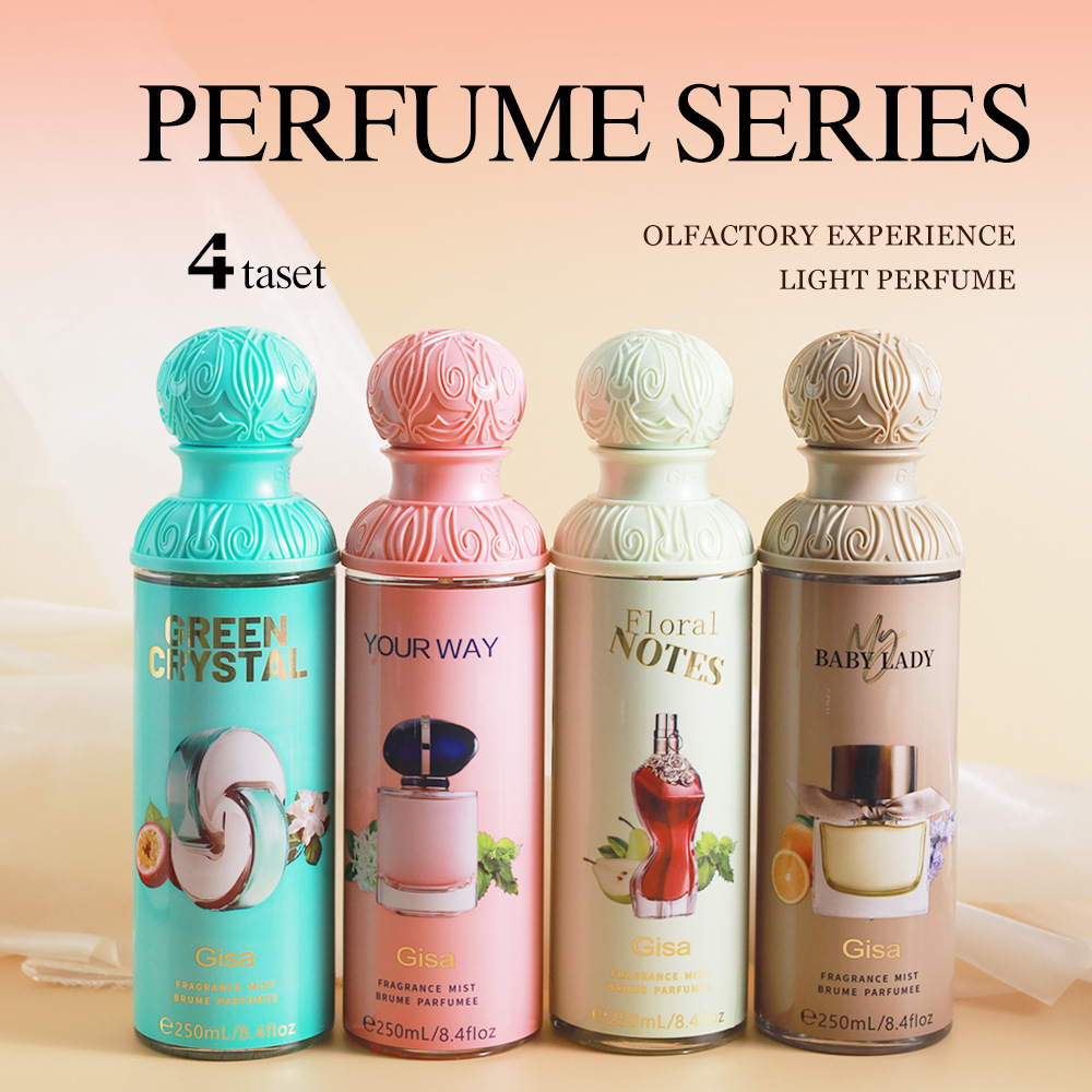 Gisa Export New Middle Eastern Arabian Perfume Long-Lasting Fragrance European and American Ladies Perfume Body Spray 250