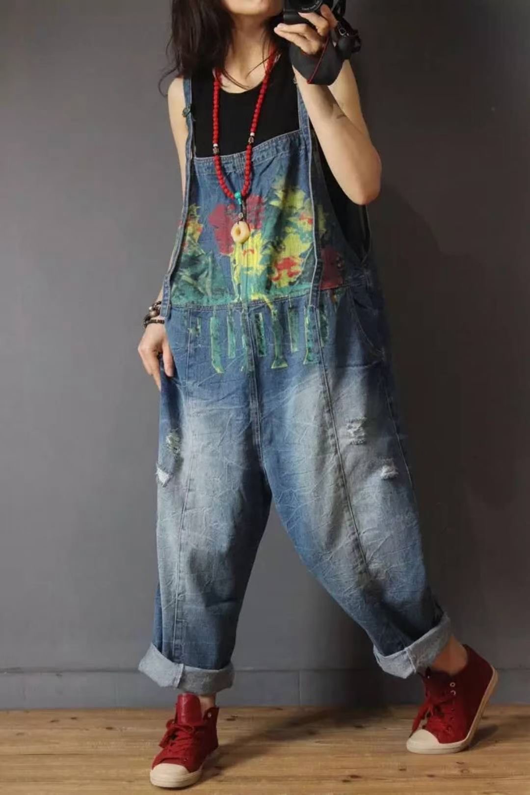 Comfortable Denim Overalls