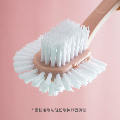 Multifunctional five-sided shoe brush, creative double-sided soft-bristled shoe cleaning brush with no dead corners, household bathroom corner decontamination cleaning brush