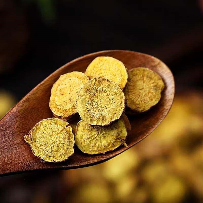 Dried Chinese Herbal Decoction Pieces Blend Huangqi Danggui Dangshen Xiyangshen Maidong Danshen Fupenzi Baizhu Fuling Shanyao Shanzhuyu 150g details