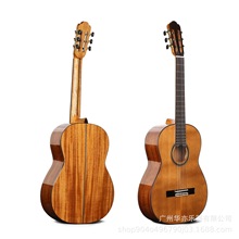 39寸古典單板吉他教學 古典琴尼龍吉他 紅松面單板沙比利廠家批發