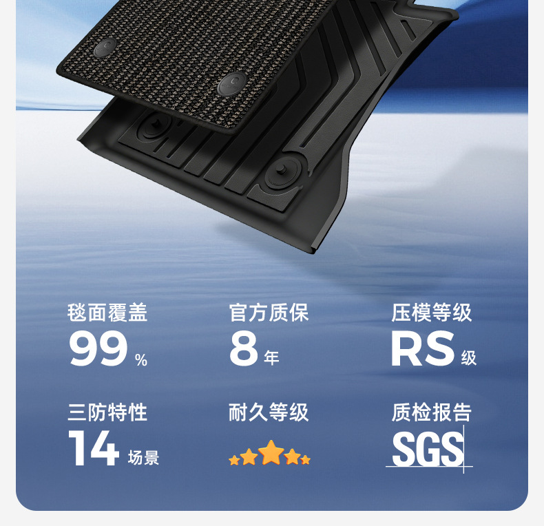 Joe's Car Products 26-Year Yian Tpe Floor Mats 103070