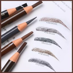 本物の Hengsi 1818 アイブロウ ペンシルは防水性があり、汗に強く、色あせしません。初心者向けのティアオフとカット可能なマチェーテ アイブロウ ペンシルです。