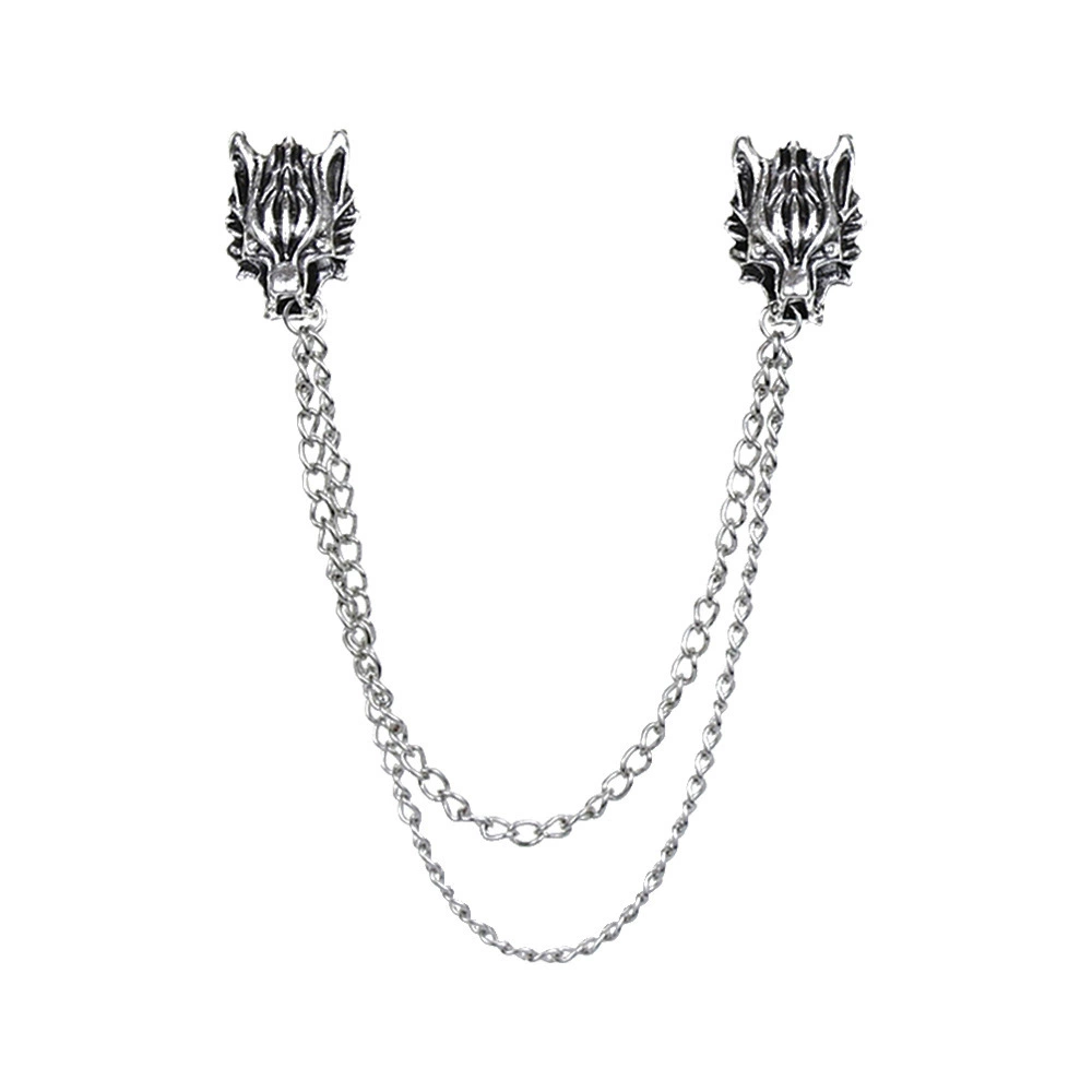 Модный ретроцепь с кисточками, брошь, рубашка, аксессуар, европейский стиль