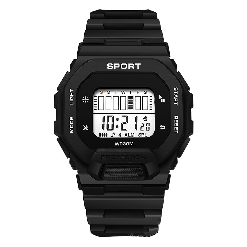 Reloj electrónico de estudiante directo de fábrica al por mayor nueva moda a prueba de agua para niños Reloj electrónico cuadrado de marcación grande