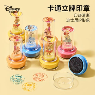 Штампы Disney с мультяшными фигурками с чернилами