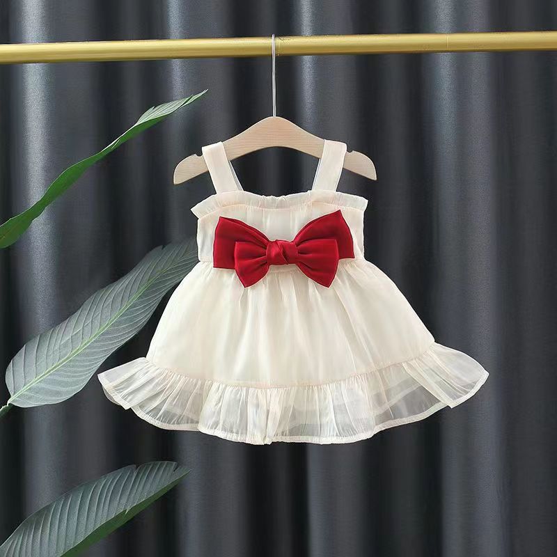 Princess Solid Color Cotton Girls Dresses display picture 5