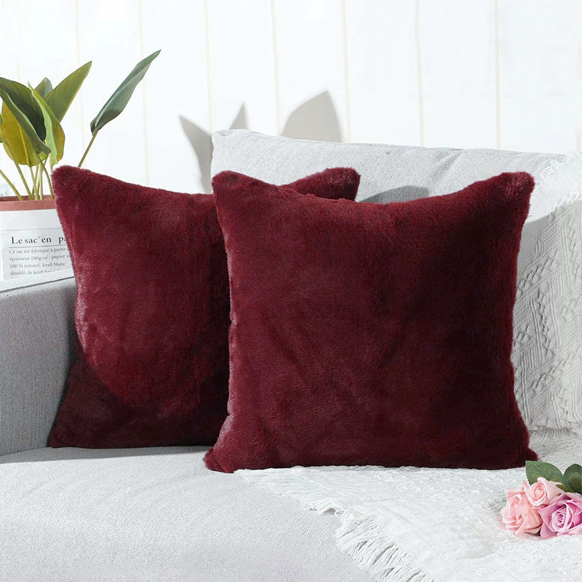 (Cross-border trading), pillow, plush pillowcase, soft sofa for bed