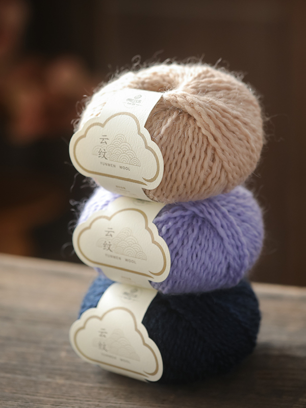 [Cloud Pattern] Wool Thread, Mohair, Thick Wool Thread, Hand-Knitted Thread, Scarf Thread, Knitting Life Brand Wool Shop