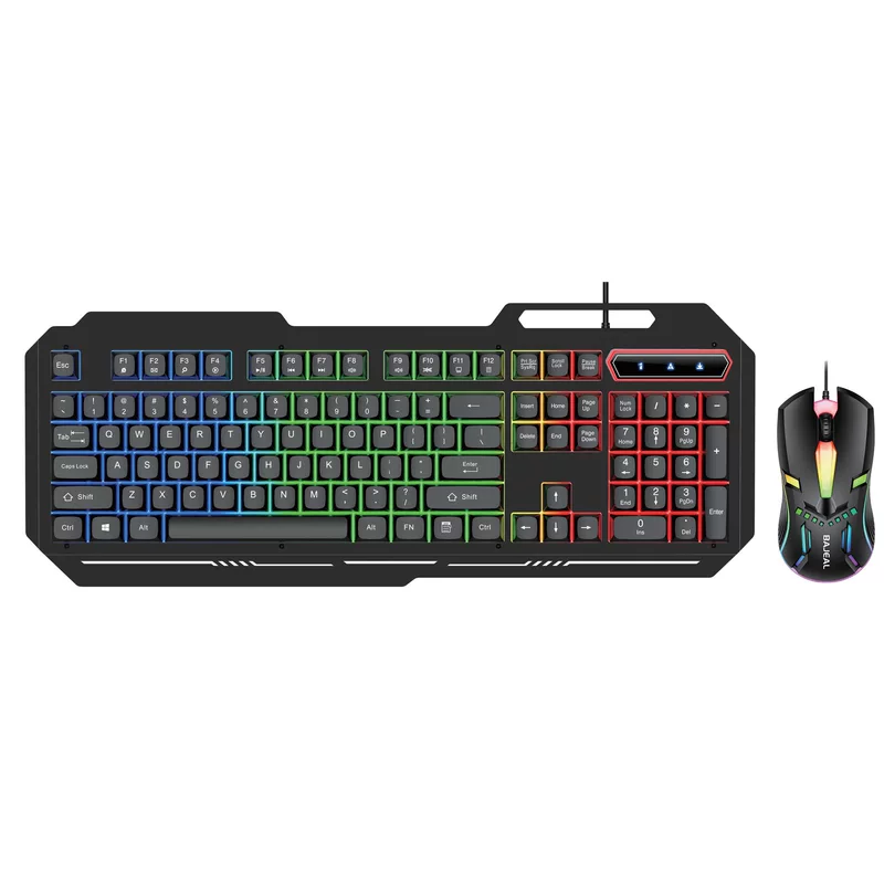 百迹 Mechanical keyboard, laptop, mouse, set, T450