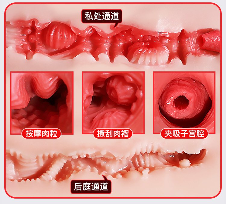 Male Masturbator Mold with Vagina and Buttocks Design, TPE, Smart Control, Flesh Tone — detail image 13