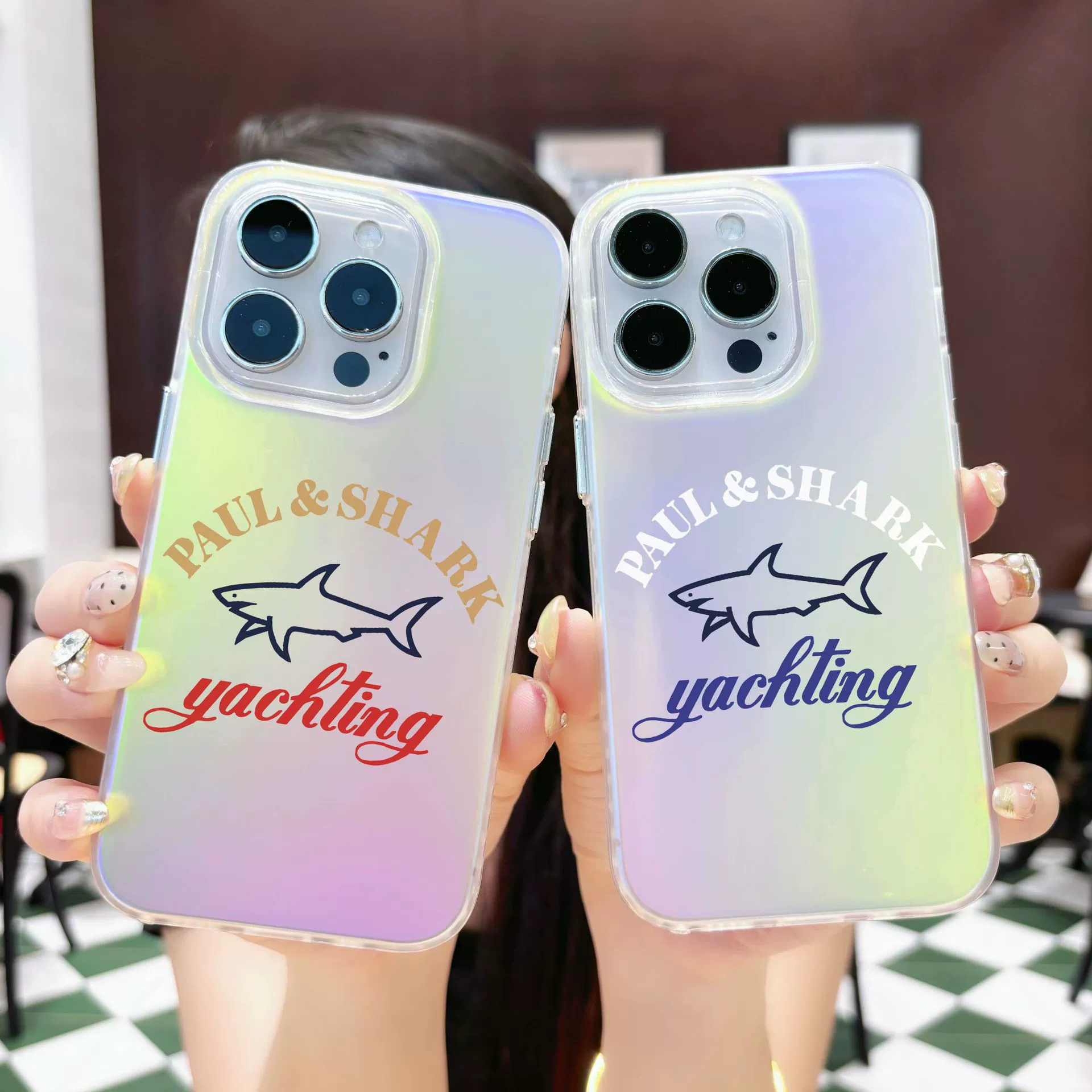 Compatible phone case, shark, iphone, 15promax, (Cross-border trading)