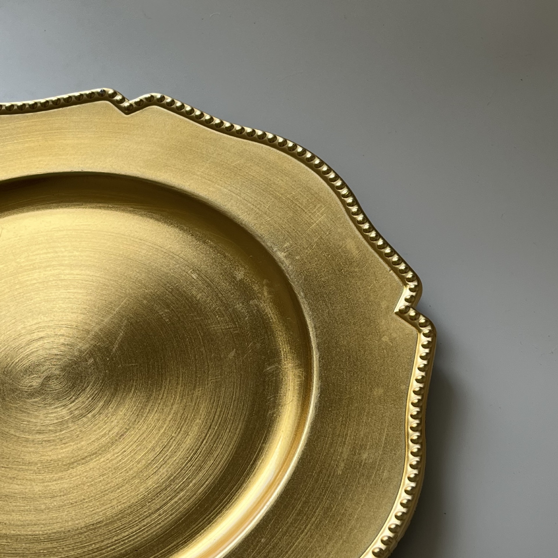 Suministro de placa de carne occidental placa de plástico de lámina sin costura regalos al por mayor para los clientes plato de fruta hotel comida de boda