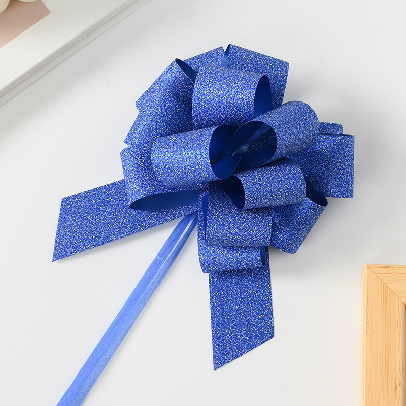 Venta caliente transfronteriza 30 flores de bola de película de cebolleta decoración de regalo de vacaciones de Navidad color de cristal cebolla bola de flor de la cinta