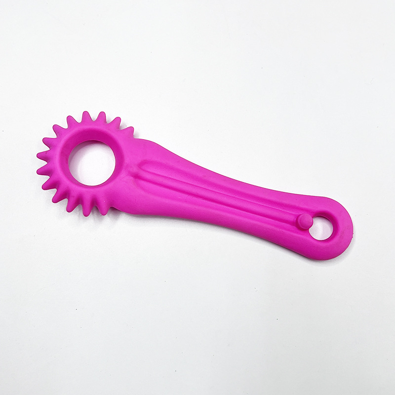 Nuevo perro de juguete hueso sólido molar diente limpieza TPR círculo mordedura-resistente entrenamiento de juguetes para mascotas suministros al por mayor