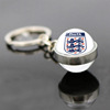 Football double-sided chain, glossy pendant, keychain, souvenir, 2022