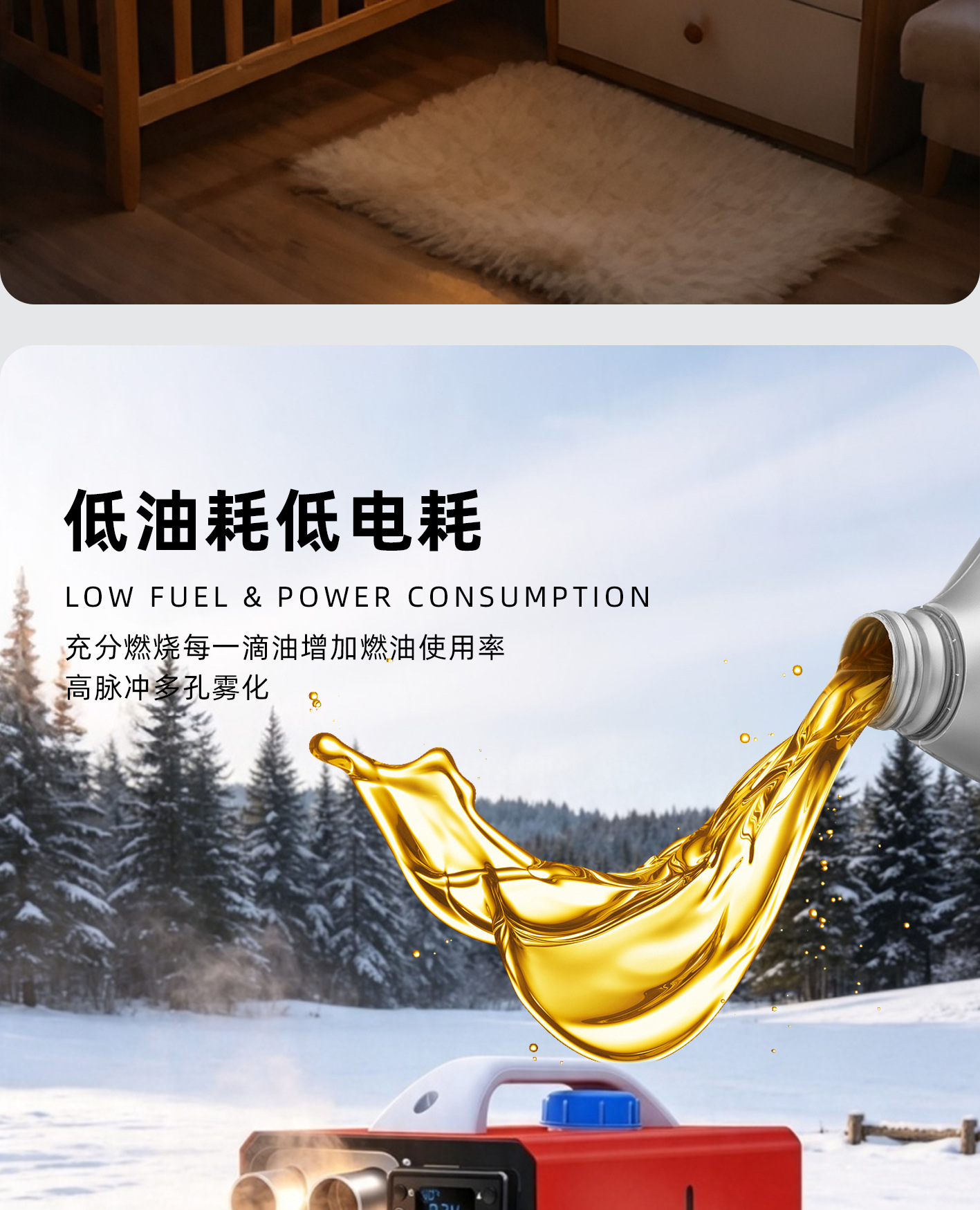 Cross-Border Export of Winter Car Heaters for Russia, Wholesale of Vehicle-Mounted Air Conditioners and Horizontal Diesel Heaters
