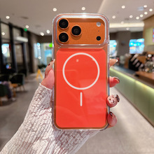 超薄新款壳适用于苹iPhone17ProMax双层 imd磁吸手机壳保护套