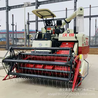 沃得锐龙125马力收割机 农场合作社跨区全喂入水稻小麦联合收割机