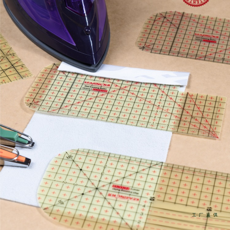 高温熨烫尺缝份尺拼布尺熨斗裁缝专用尺子耐高温烫尺烫边定规
