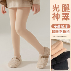 冬季光腿神器兒童水光襪加絨加厚女童連褲襪保暖兒童連褲襪批發
