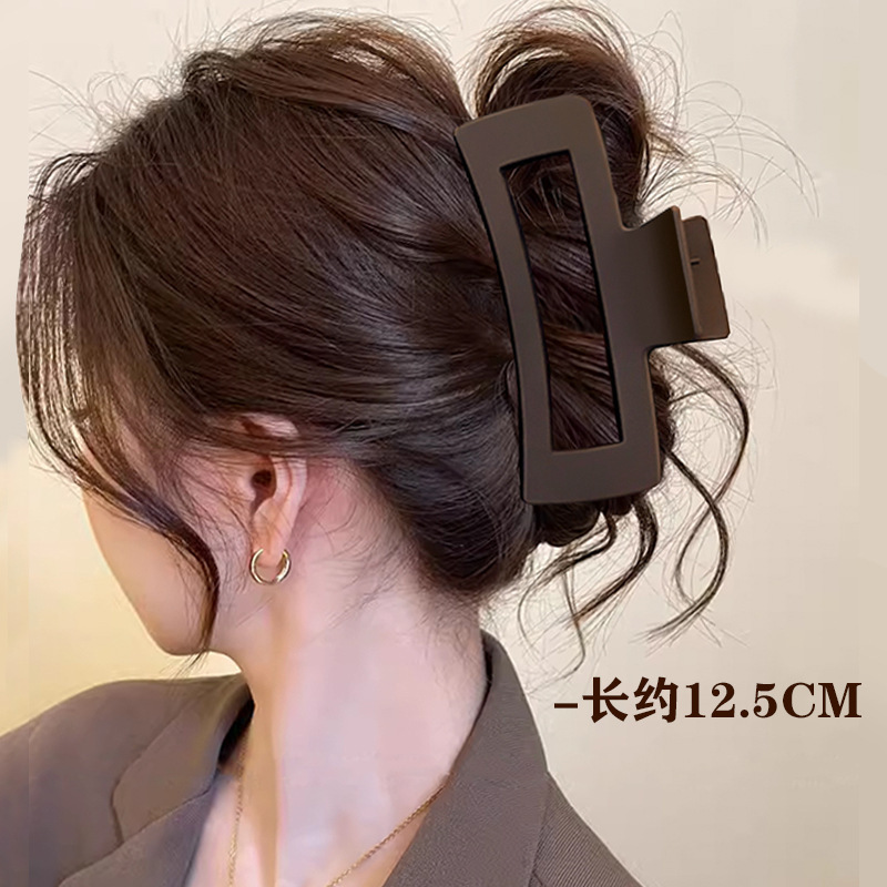 女性用のキュートでかわいいクマのヘアクリップ、2025年の新しいハイエンドのサメのヘアクリップ、後頭部のヘアクリップ、ヘアクリップ|undefined