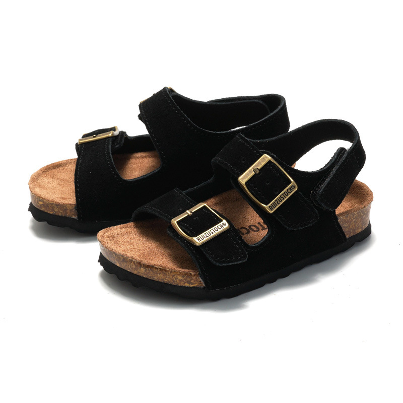 RUIZUSTOCK Frühling Neue kinder Sandale Kork Sandalen Jungen Strand Schuhe Mädchen Student Hausschuhe_voghion.com
