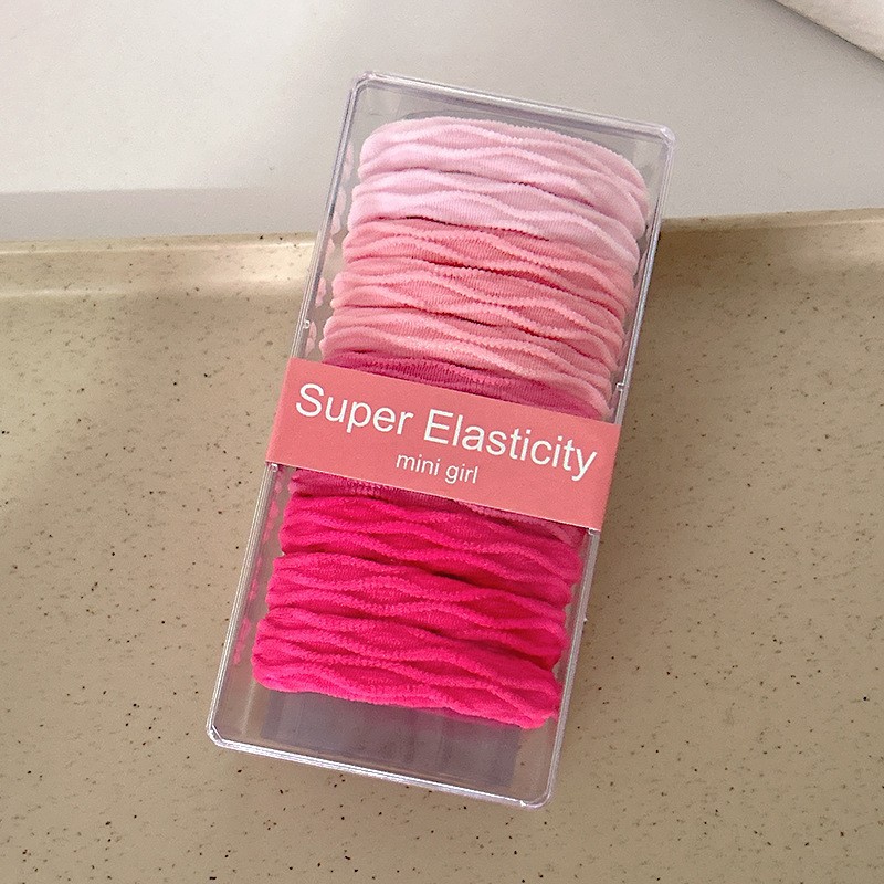 Gomas para el pelo de alta elasticidad, colores, en caja – Mayorista de Yiwu