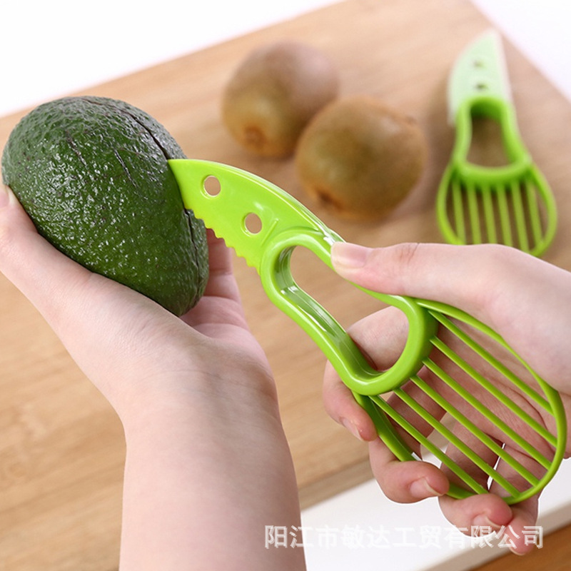Cortador de aguacate, herramienta especial para fruta, para quitar el hueso, cortar pitaya y pelar.