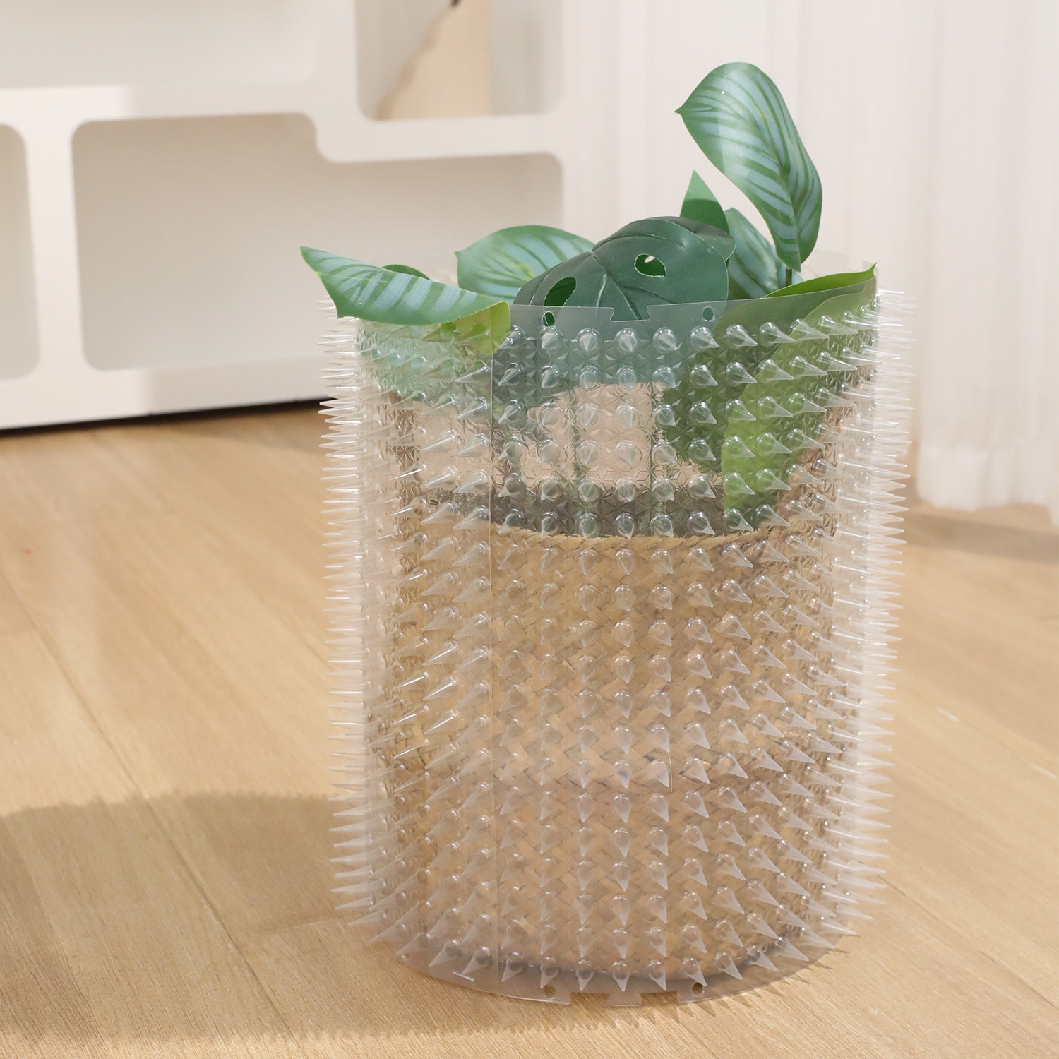 Almohadilla de uñas anti-gato transparente de Amazon Red anti-gato Productos para perros y gatos Almohadilla anti-gato para balcón Almohadilla para mascotas