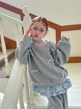 淘猪女孩2025秋冬新款女童休闲套装两件套