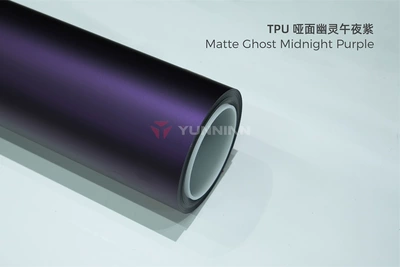 Auto Color Change Film — factory wholesale, cross-border direct sales - tpu-ghost-midnight-purple-matte-finish-15215m