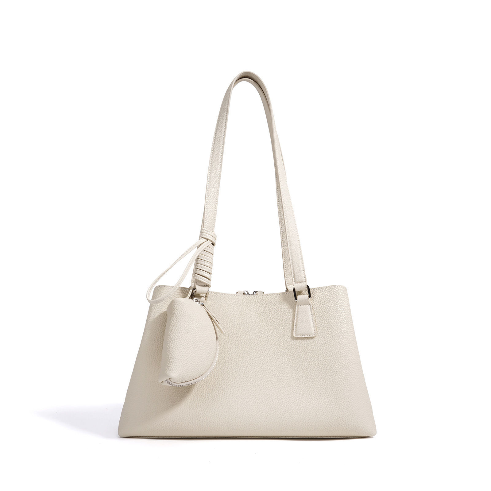 Bolso Bandolera de Cuero de Piel de Vaca de Primera Capa Suave con Cremallera para Mujer image 10