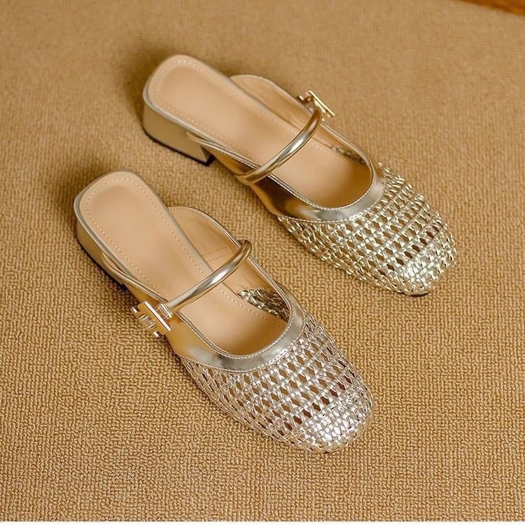 2026 nuevo tacones gruesos de talón cuadrado con una correa de zapatillas frescas para mujeres de Mary Jane image 6