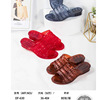 Slippers, summer footwear, slide, high crystal